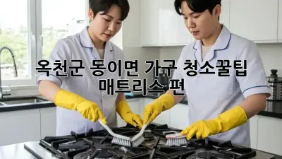 옥천군 동이면 가구 청소🧹꿀팁: 매트리스 편✨
